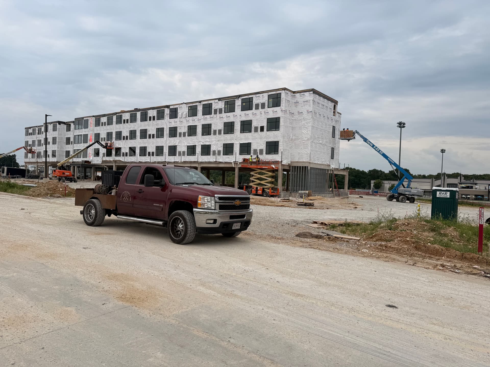 Welding and Fab Work on a Large-Scale Hotel Build image