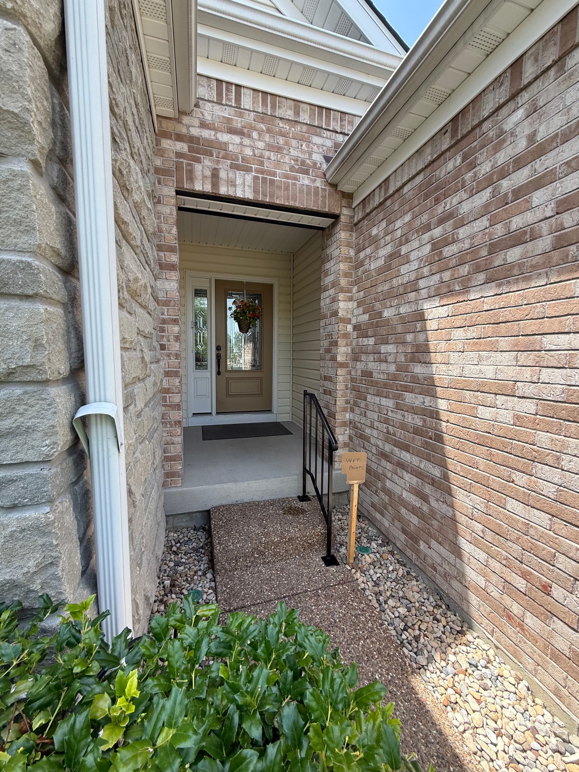 Gallery photos for We Installed a Free Handrail for a Neighbor Who Needed It: Image #1